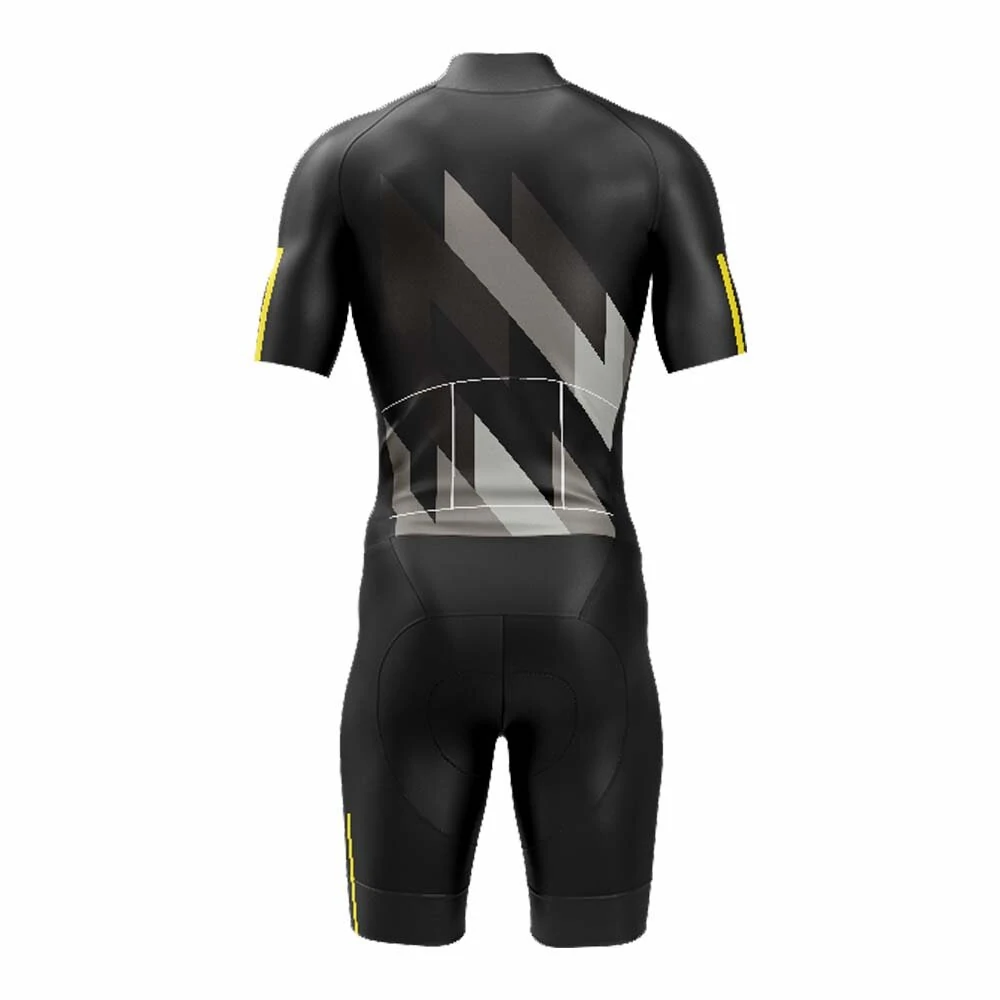 (image for) TENGOO Cycling Jersey Set Short Sleeve Jersey + Cycling Shorts With Seat Padding Made of Breathable Quick-Drying Sun Protection Fabric for Bicycle Road Bike MTB